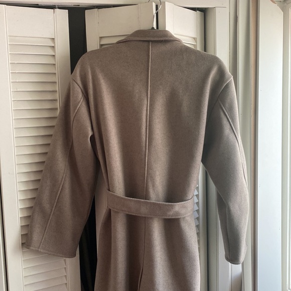 Tan Wool Coat - Picture 3 of 3